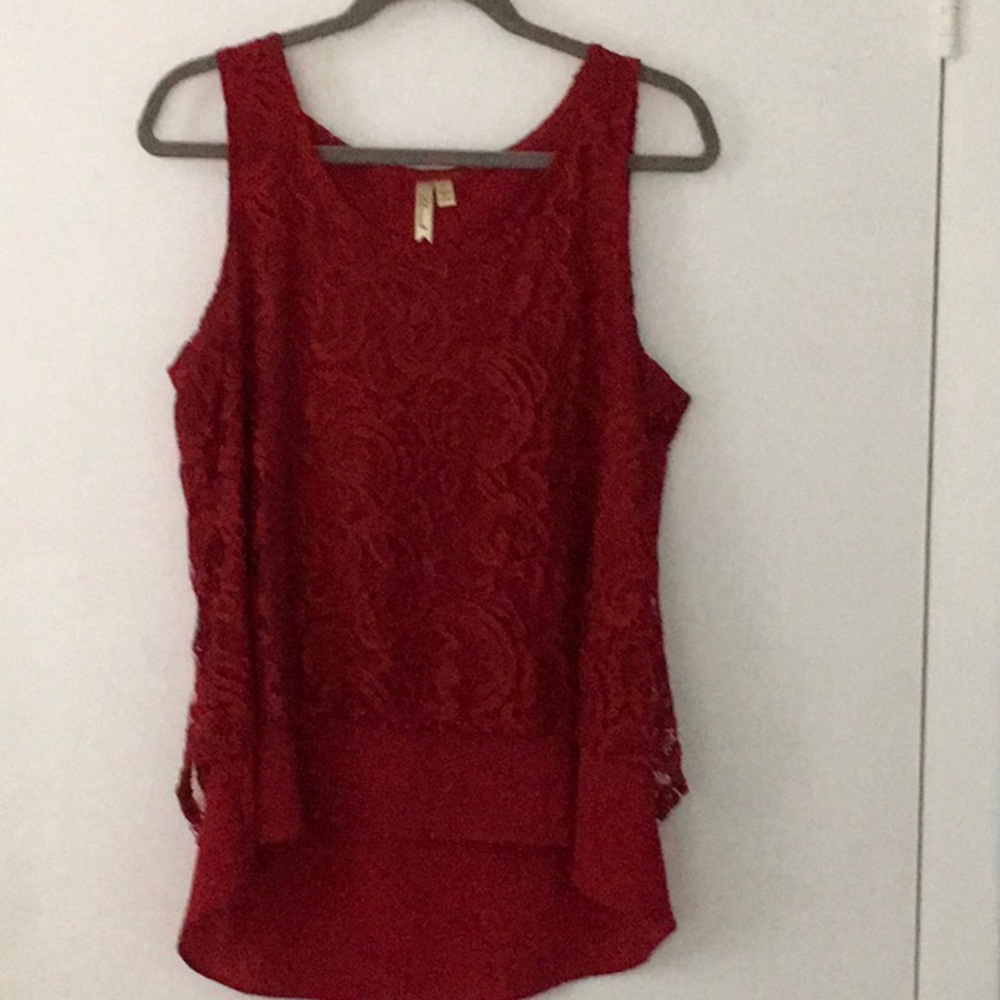 Pretty red blouse